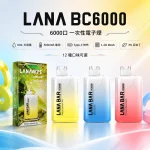 LANA Bar BC 6000口超涼款一次性電子煙